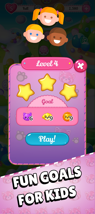 Animal Match Saga gameplay screenshot 4
